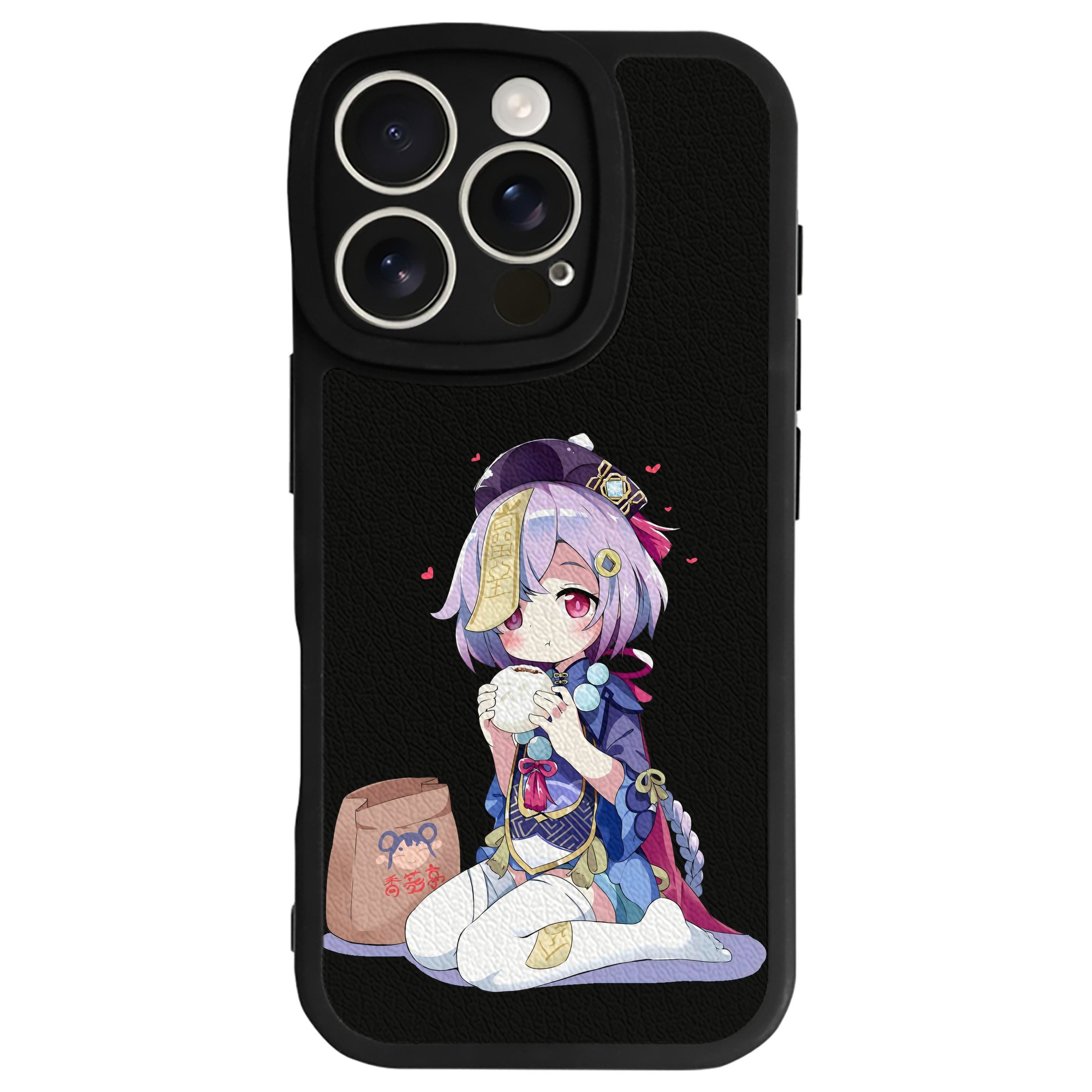 げんし神 七七 なな  genshin Nana 【iPhone 16シリーズ対応】シリコンスマホケース（レザー調） 材質：シリコン